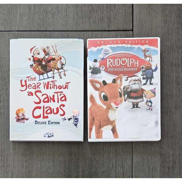 The Year Without a Santa Claus Rudolph Red Nose Reindeer Lot DVD Deluxe Editions - Picture 1 of 4